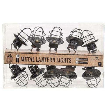 Black Lantern Light Strand, 10 ct. - The Fox Decor